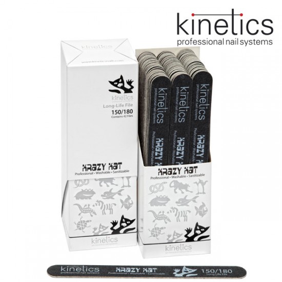 Kinetics Nail File Krazy Kat 150/180 Kinetics Nail File Krazy Kat 150/180