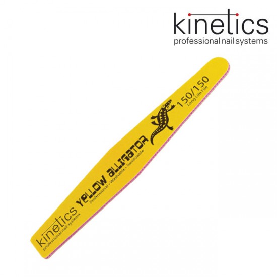 Kinetics Nail File Yellow Alligator 150/150 Kinetics Nail File Yellow Alligator 150/150
