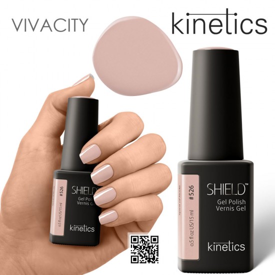 Kinetics Shield Gel Polish #526 Spirit of Nude 15ml Kinetics Shield Gel Polish #526 Spirit of Nude 15ml