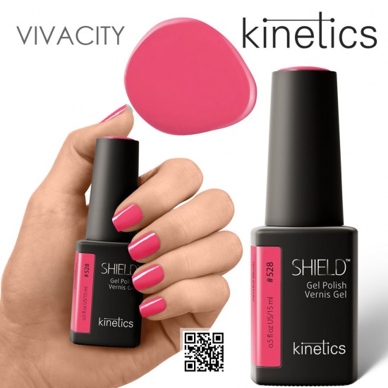 Kinetics Shield Gel Polish #528 Zestful Blush 15ml Kinetics Shield Gel Polish #528 Zestful Blush 15ml