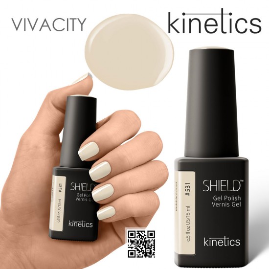 Kinetics Shield Gel Polish #531 Bubbly Cloud 15ml Kinetics Shield Gel Polish #531 Bubbly Cloud 15ml