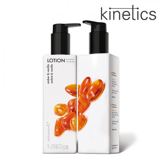 Kinetics Hand & Body Lotions amber & vanilla 250ml Kinetics Hand & Body Lotions amber & vanilla 250ml