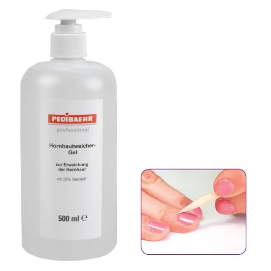 Pedibaehr Hornhautweicher-Gel pārragojušās ādas želejveidīgs mīkstinātājs 500ml Pedibaehr Hornhautweicher-Gel pārragojušās ādas želejveidīgs mīkstinātājs 500ml