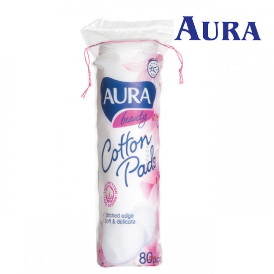 Aura Beauty cotton pads 80pcs. Aura Beauty cotton pads 80pcs.