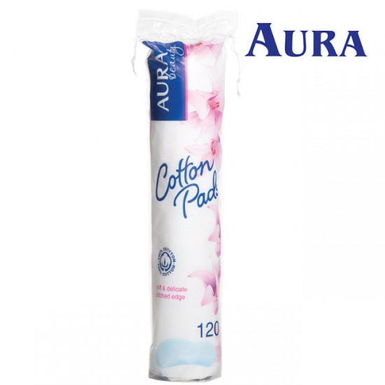 Aura Beauty cotton pads 120шт. Aura Beauty cotton pads 120шт.