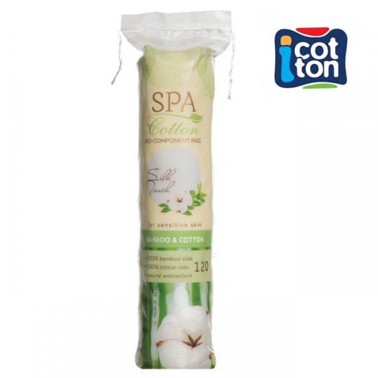 SPA Cotton Pads Bamboo & Cotton 120pcs. SPA Cotton Pads Bamboo & Cotton 120pcs.