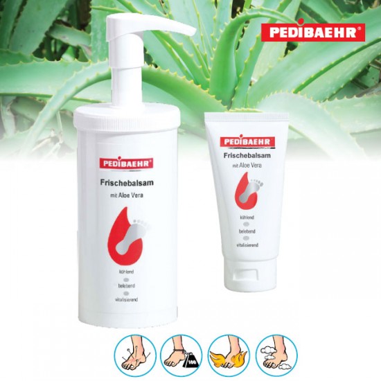 Pedibaehr Frischebalsam atsvaidzinošs balzams ar alveju 75ml Pedibaehr Frischebalsam atsvaidzinošs balzams ar alveju 75ml