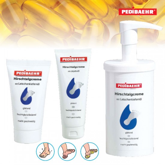 Pedibaehr Hirschtalgcreme krēms ar 100% briežu taukiem 125ml Pedibaehr Hirschtalgcreme krēms ar 100% briežu taukiem 125ml