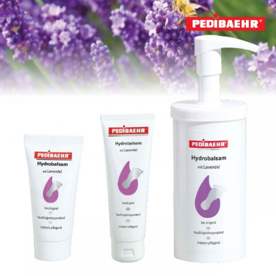 Pedibaehr hidrobalzams sausai ādai ar lavandas eļļu 125ml Pedibaehr hidrobalzams sausai ādai ar lavandas eļļu 125ml