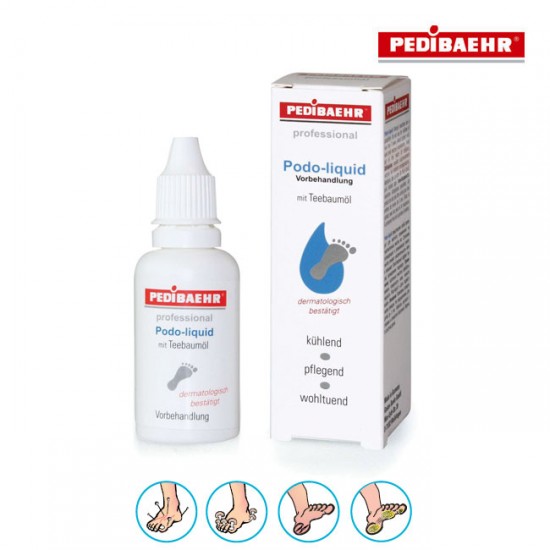 Pedibaehr Podo-liquid ar tējas koka eļļu 30ml Pedibaehr Podo-liquid ar tējas koka eļļu 30ml