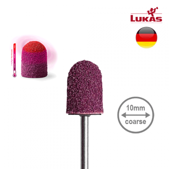 Lukas SK Thermo Podo abrazīvais uzvāznis 10mm rupjais Lukas SK Thermo Podo abrazīvais uzvāznis 10mm rupjais