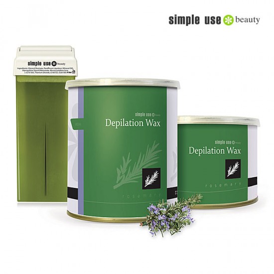 Simple Use depilācijas vasks ar rozmarīnu 100ml Simple Use depilācijas vasks ar rozmarīnu 100ml