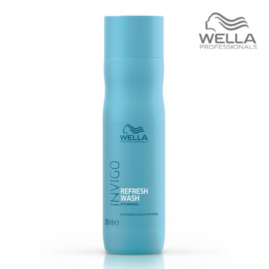 Wella Invigo Refresh Wash Šampūns matu un galvas ādas enerģijai 250ml Wella Invigo Refresh Wash Šampūns matu un galvas ādas enerģijai 250ml