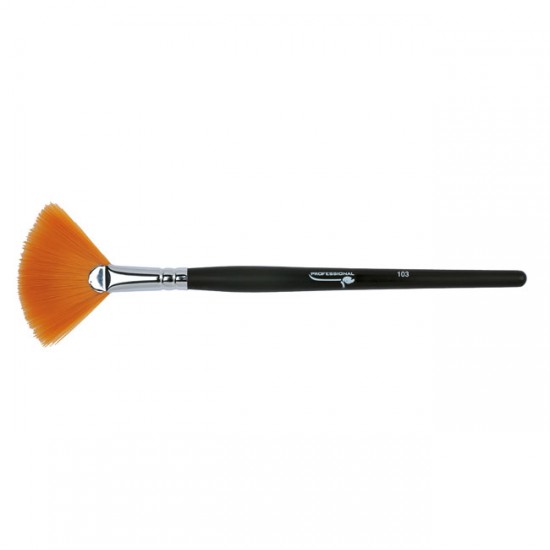 Fan-shaped brush with nylon bristle Fan-shaped brush with nylon bristle